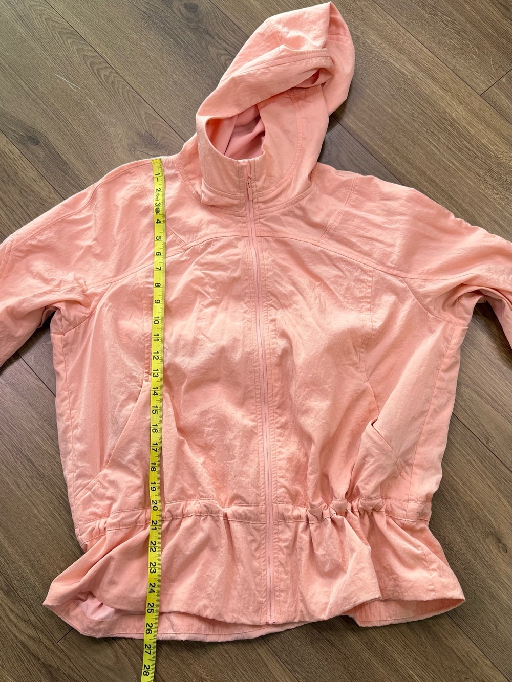 Lululemon Ready to Go Jacket In Pink Mist Size 12 Drawcord Waistband - Picture 13 of 13